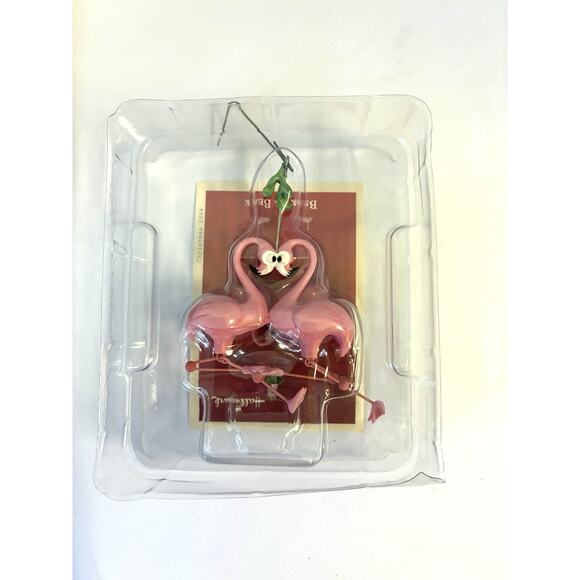 Hallmark Keepsake 2004 “Beak to Beak” Flamingos Ornament – Vintage - Picture 3 of 3